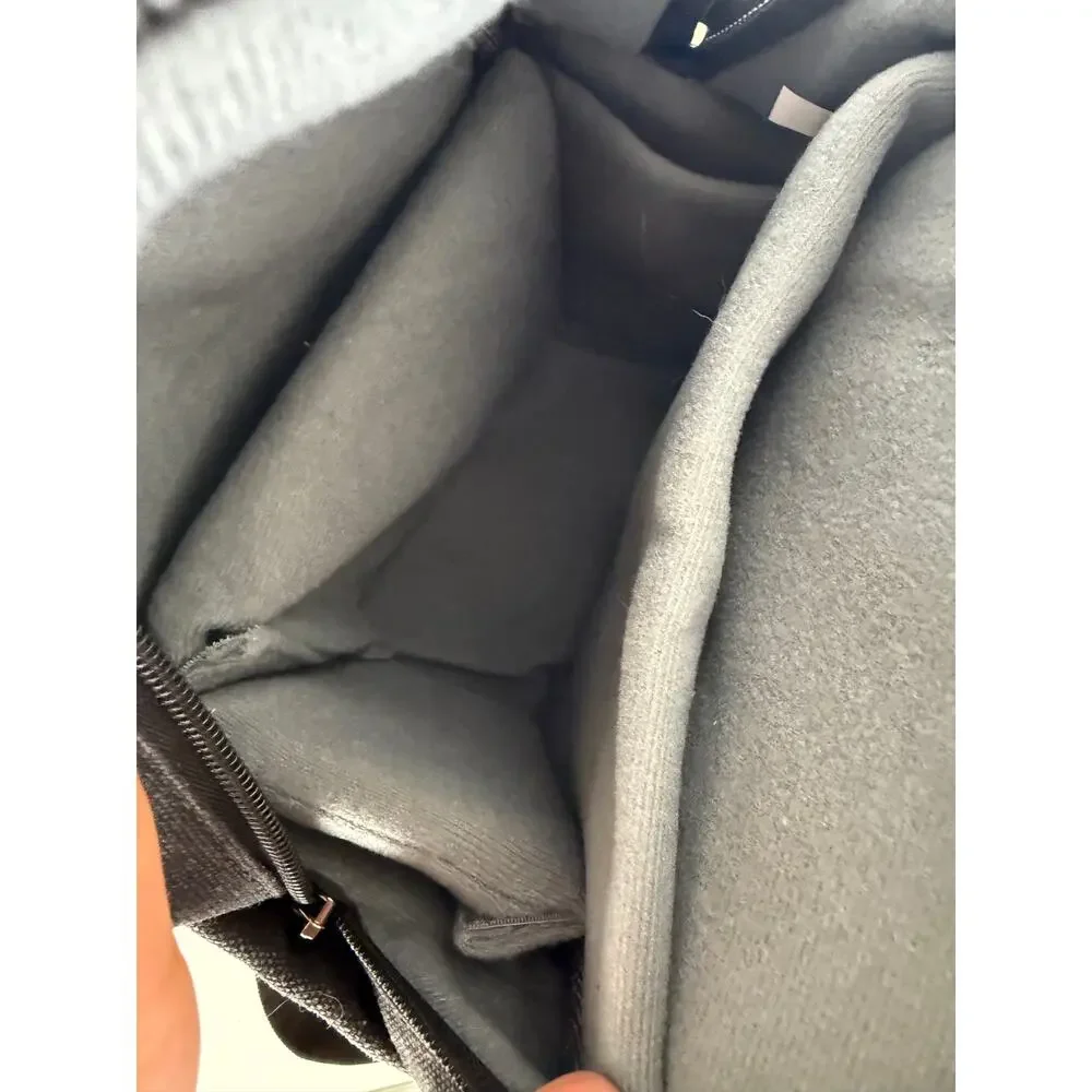 Cwatcun Camera Photography Canvas Water Resistant DSLR Sling Bag Black Small
